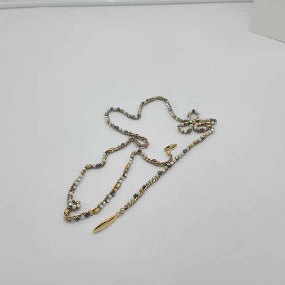 STELLA & DOT Gold Lariat Beaded Necklace – 40" of Fabulousness! - Picture 9 of 14